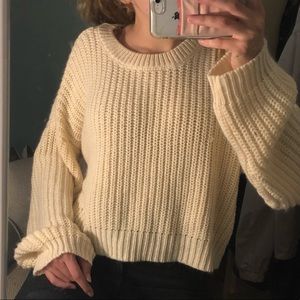 Cream/White Sweater